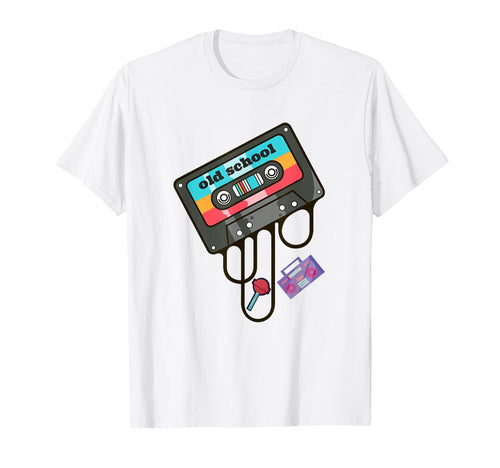 Old School Hip Hop Cassette Tape 80S T-Shirt - Custom Art Print Men Women - T-Shirt, Sweatshirt, Hoodie