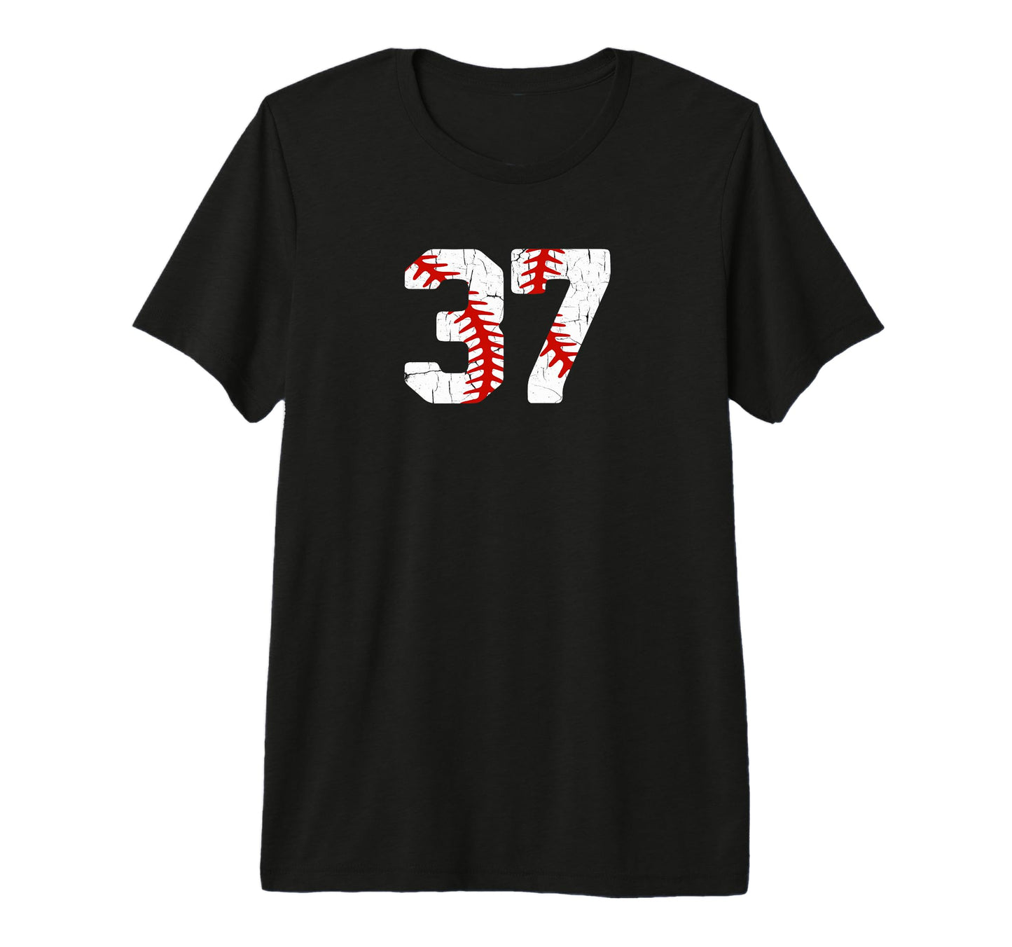 Baseball Player Jersey Number 37 37 T-Shirt - Trendy Graphic Men Women - T-Shirt, Sweatshirt, Hoodie