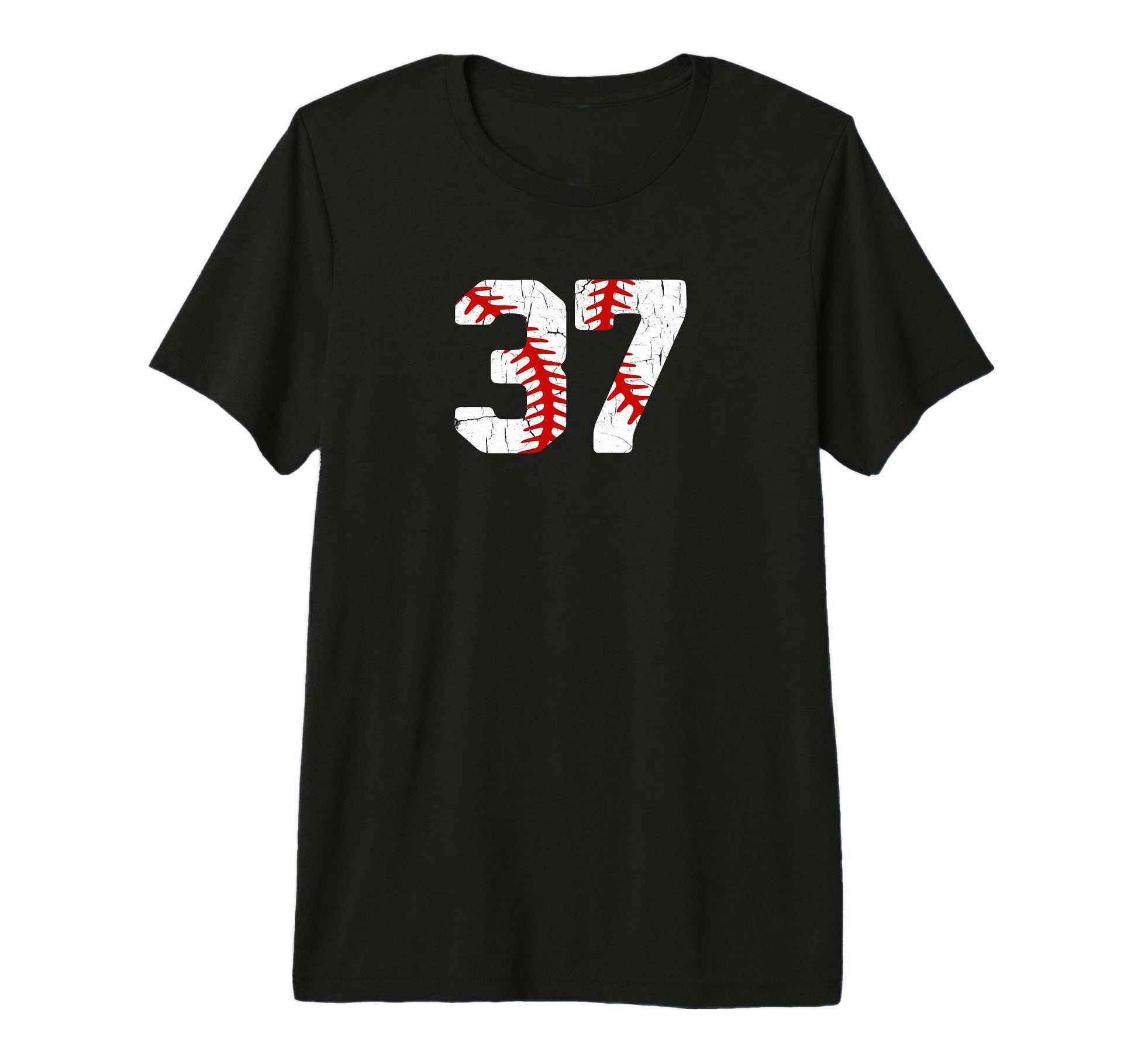 Baseball Player Jersey Number 37 37 T-Shirt - Trendy Graphic Men Women - T-Shirt, Sweatshirt, Hoodie