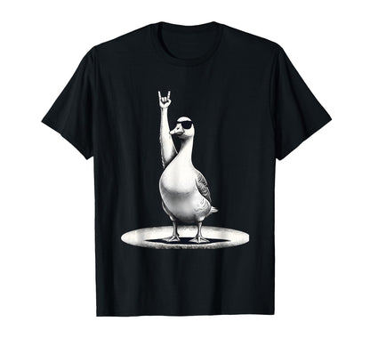 Funny Goose Rock Animal Lover T-Shirt - Aesthetic Graphic Men Women - T-Shirt, Sweatshirt, Hoodie