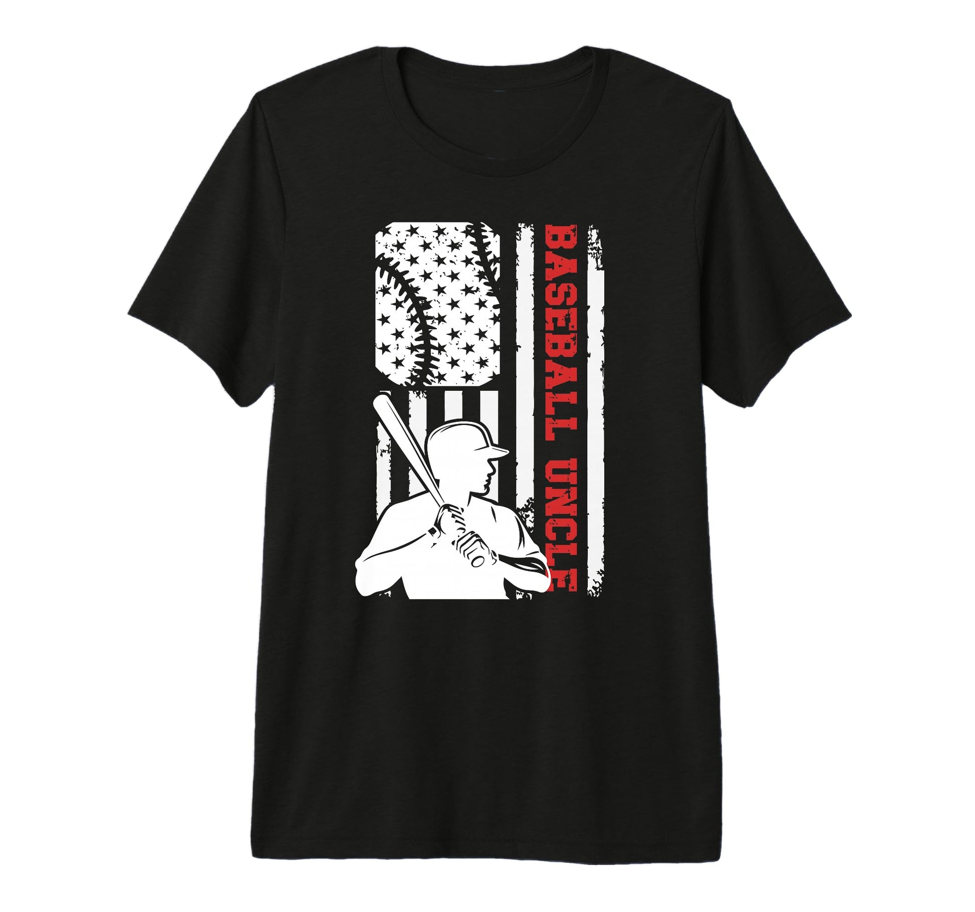 Mens Baseball Uncle Us Flag Uncle T-Shirt - Casual Everyday Wear Men Women - T-Shirt, Sweatshirt, Hoodie