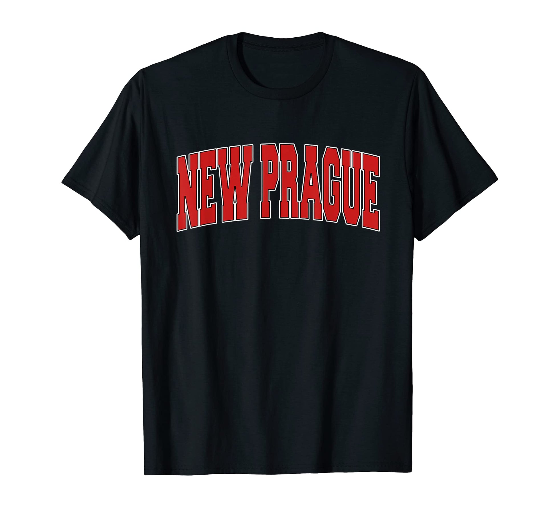 New Prague Mn Minnesota Varsity Usa T-Shirt - Custom Art Print Men Women - T-Shirt, Sweatshirt, Hoodie