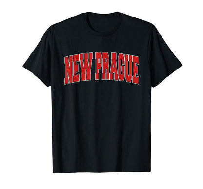 New Prague Mn Minnesota Varsity Usa T-Shirt - Custom Art Print Men Women - T-Shirt, Sweatshirt, Hoodie