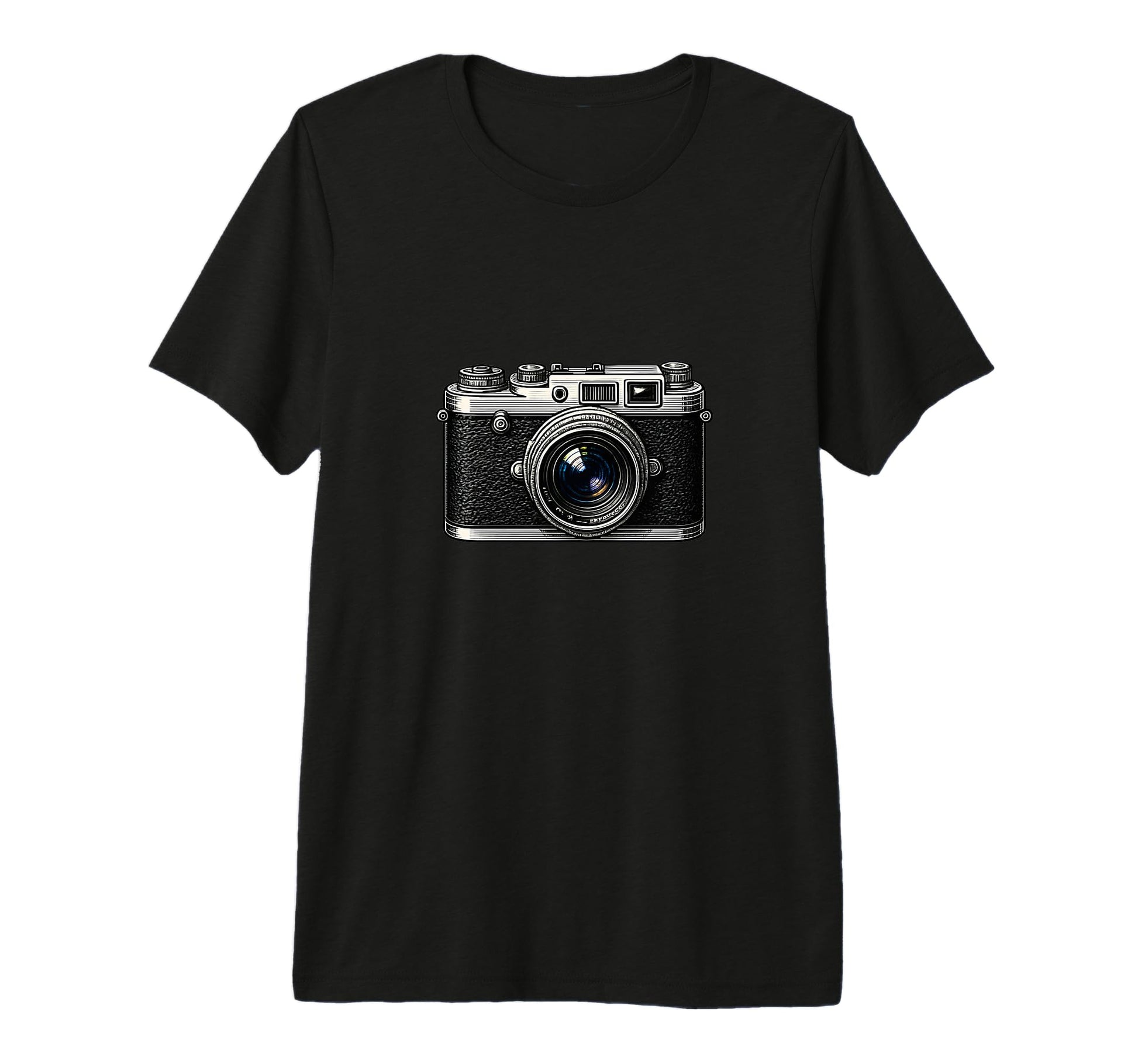 Rangefinder Camera Analog Film Art Tri T-Shirt - Trendy Graphic for Adults - T-Shirt, Sweatshirt, Hoodie