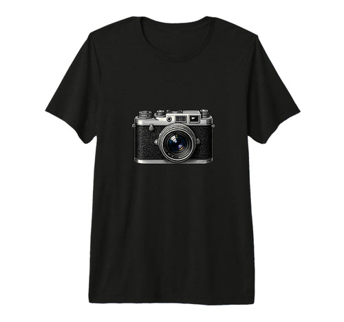 Rangefinder Camera Analog Film Art Tri T-Shirt - Trendy Graphic for Adults - T-Shirt, Sweatshirt, Hoodie