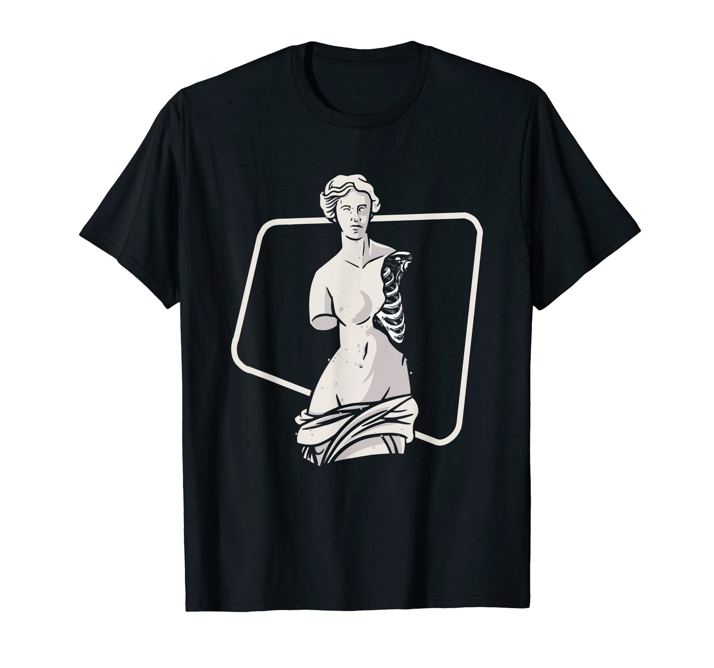 Venus Statue Skeleton Vaporwave T-Shirt - Casual Everyday Wear for Adults - T-Shirt, Sweatshirt, Hoodie