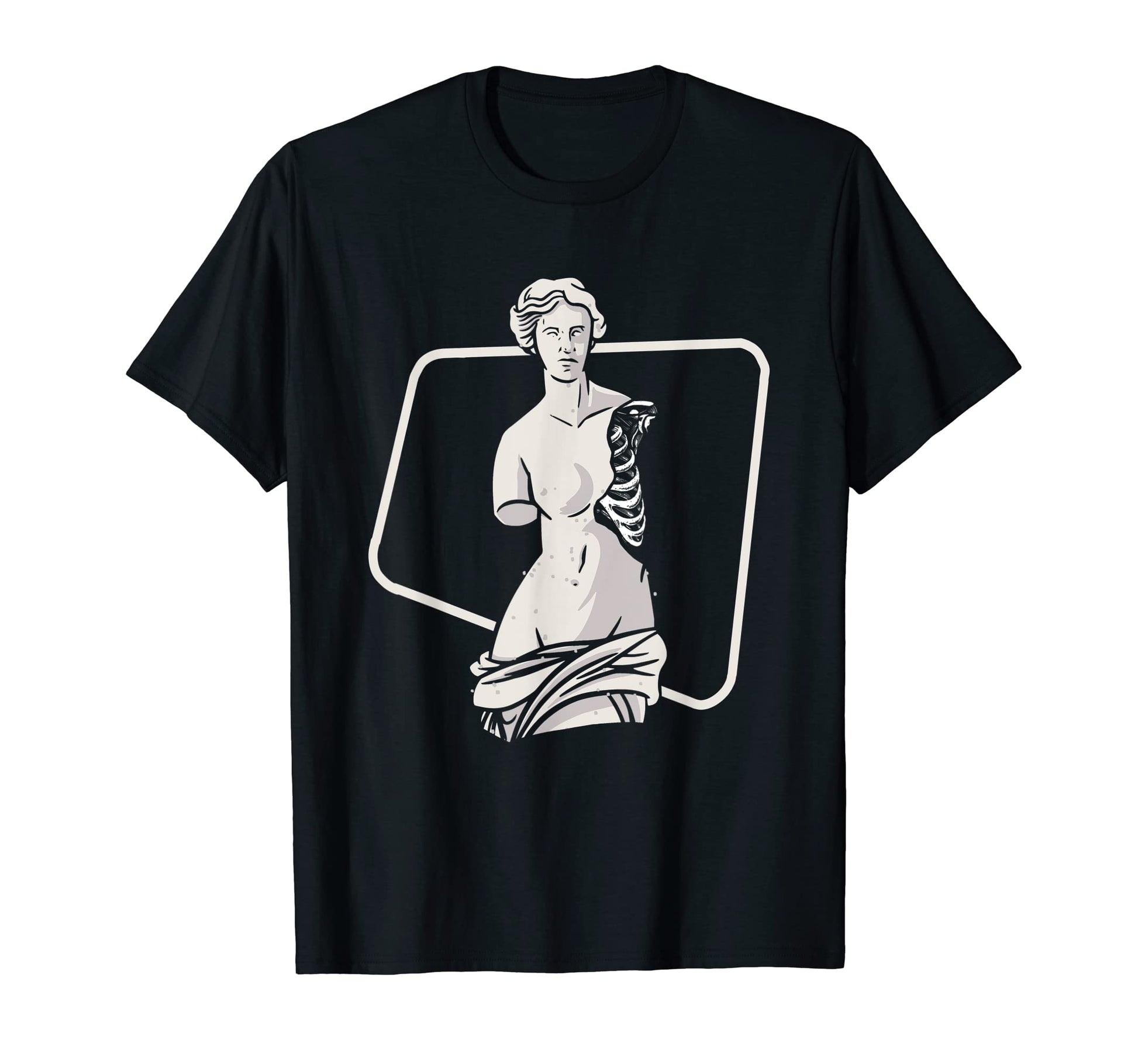 Venus Statue Skeleton Vaporwave T-Shirt - Casual Everyday Wear for Adults - T-Shirt, Sweatshirt, Hoodie