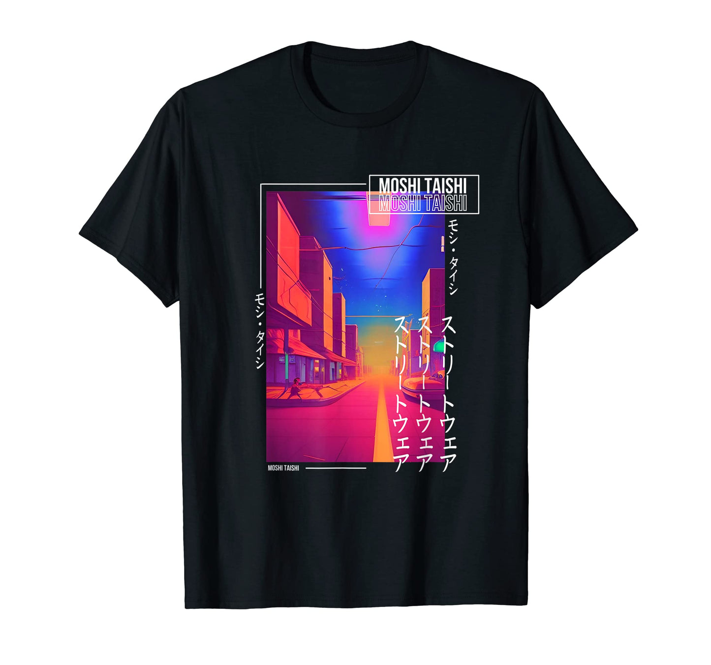 90S Synthwave Japanese Vaporwave Art Otaku T-Shirt - Trendy Graphic Unisex - T-Shirt, Sweatshirt, Hoodie