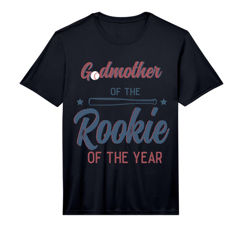 Mens Godmother Baseball First Birthday Bday T-Shirt - Graphic Print Unisex - T-Shirt, Sweatshirt, Hoodie