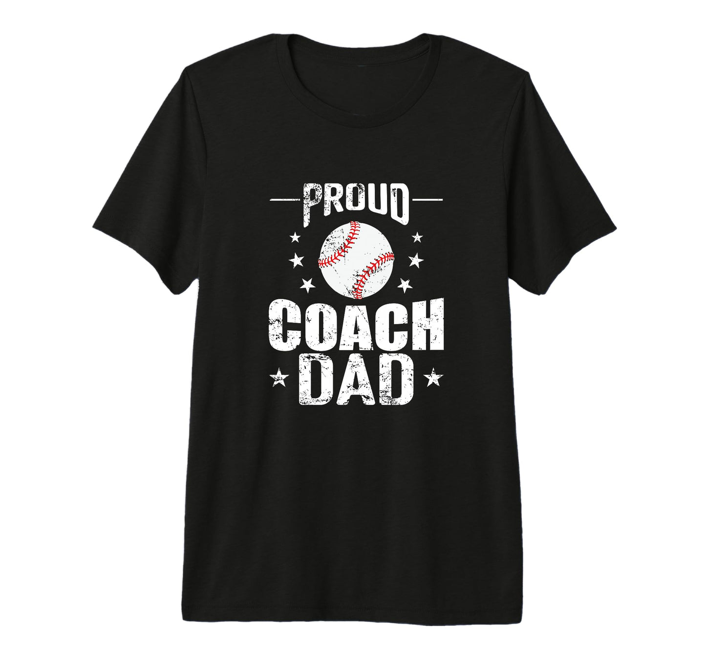Proud Coach Dad Baseball Trainer T-Shirt - Streetwear Style for Adults - T-Shirt, Sweatshirt, Hoodie