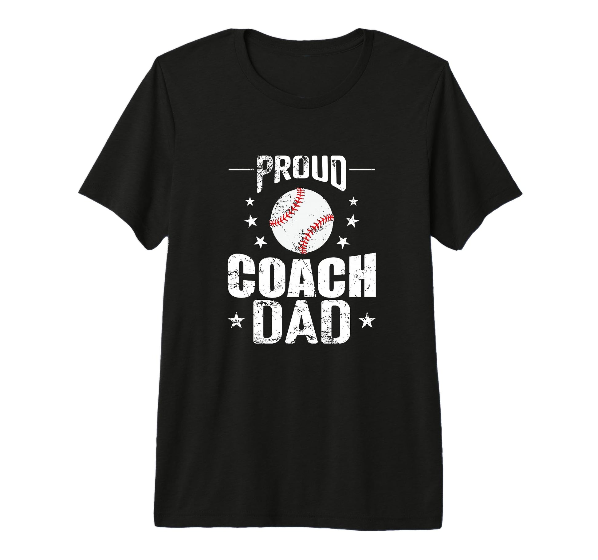 Proud Coach Dad Baseball Trainer T-Shirt - Streetwear Style for Adults - T-Shirt, Sweatshirt, Hoodie