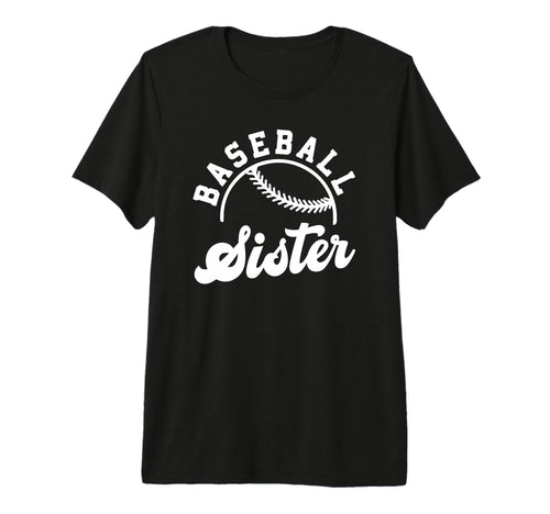 Baseball Sister Matching Baseball Team T-Shirt - Graphic Print for Adults - T-Shirt, Sweatshirt, Hoodie