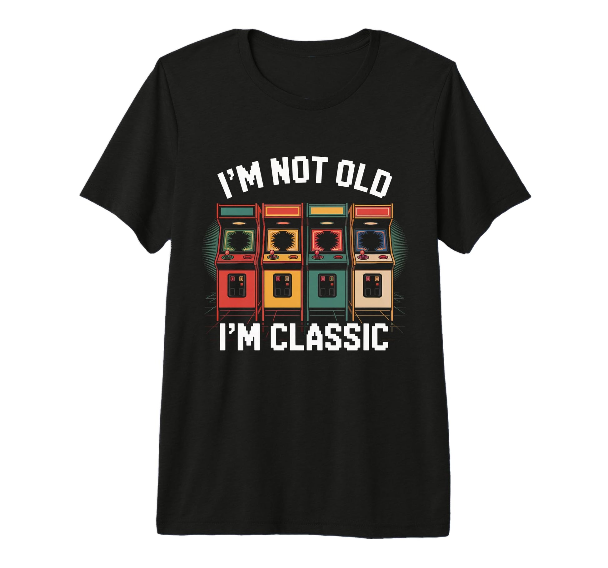 Im Not Old Im Dad Funny Arcade Game T-Shirt - Minimalist Print for Adults - T-Shirt, Sweatshirt, Hoodie
