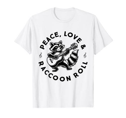Raccoon Rock And Roll Music Raccoon T-Shirt - Trendy Graphic Men Women - T-Shirt, Sweatshirt, Hoodie