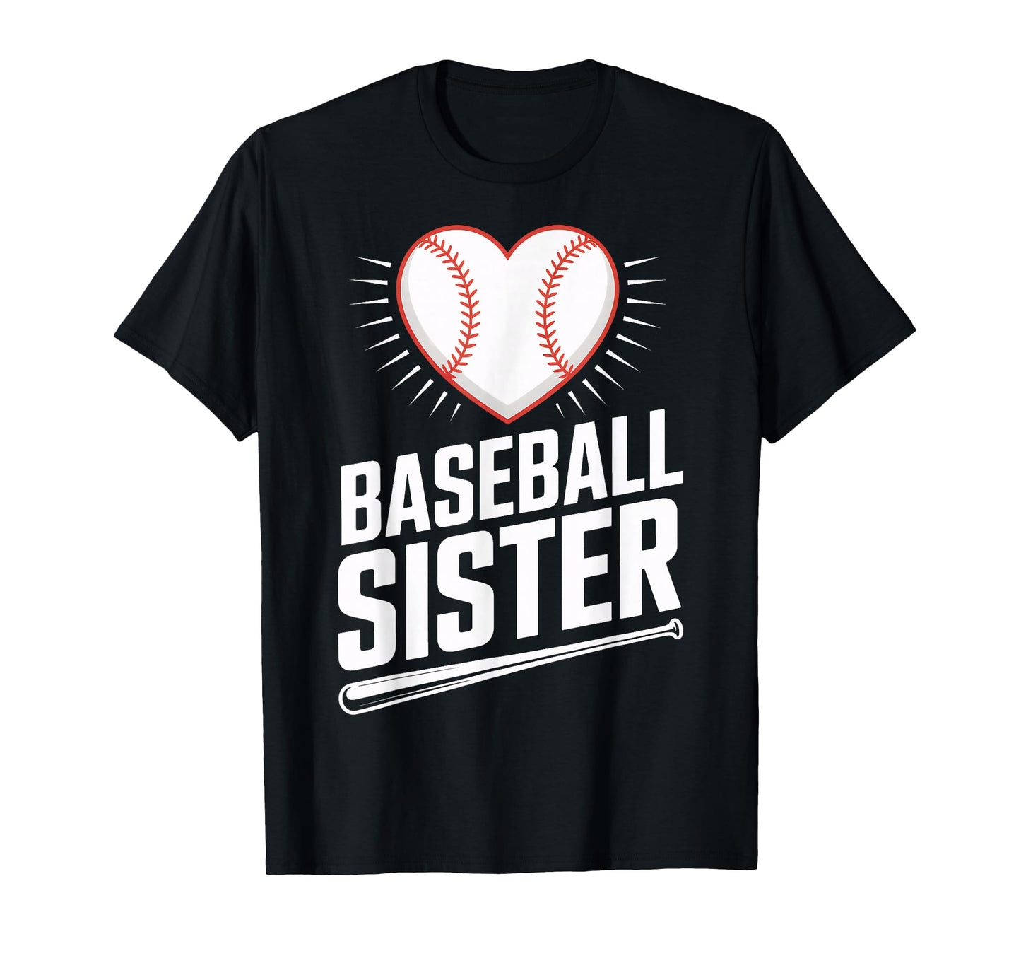 Game Day Baseball Sister Cheers Stands T-Shirt - Trendy Graphic Unisex - T-Shirt, Sweatshirt, Hoodie