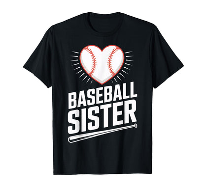 Game Day Baseball Sister Cheers Stands T-Shirt - Trendy Graphic Unisex - T-Shirt, Sweatshirt, Hoodie