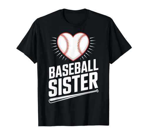 Game Day Baseball Sister Cheers Stands T-Shirt - Trendy Graphic Unisex - T-Shirt, Sweatshirt, Hoodie