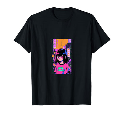 Aesthetic Anime Vaporwave T-Shirt - Casual Everyday Wear Men Women - T-Shirt, Sweatshirt, Hoodie