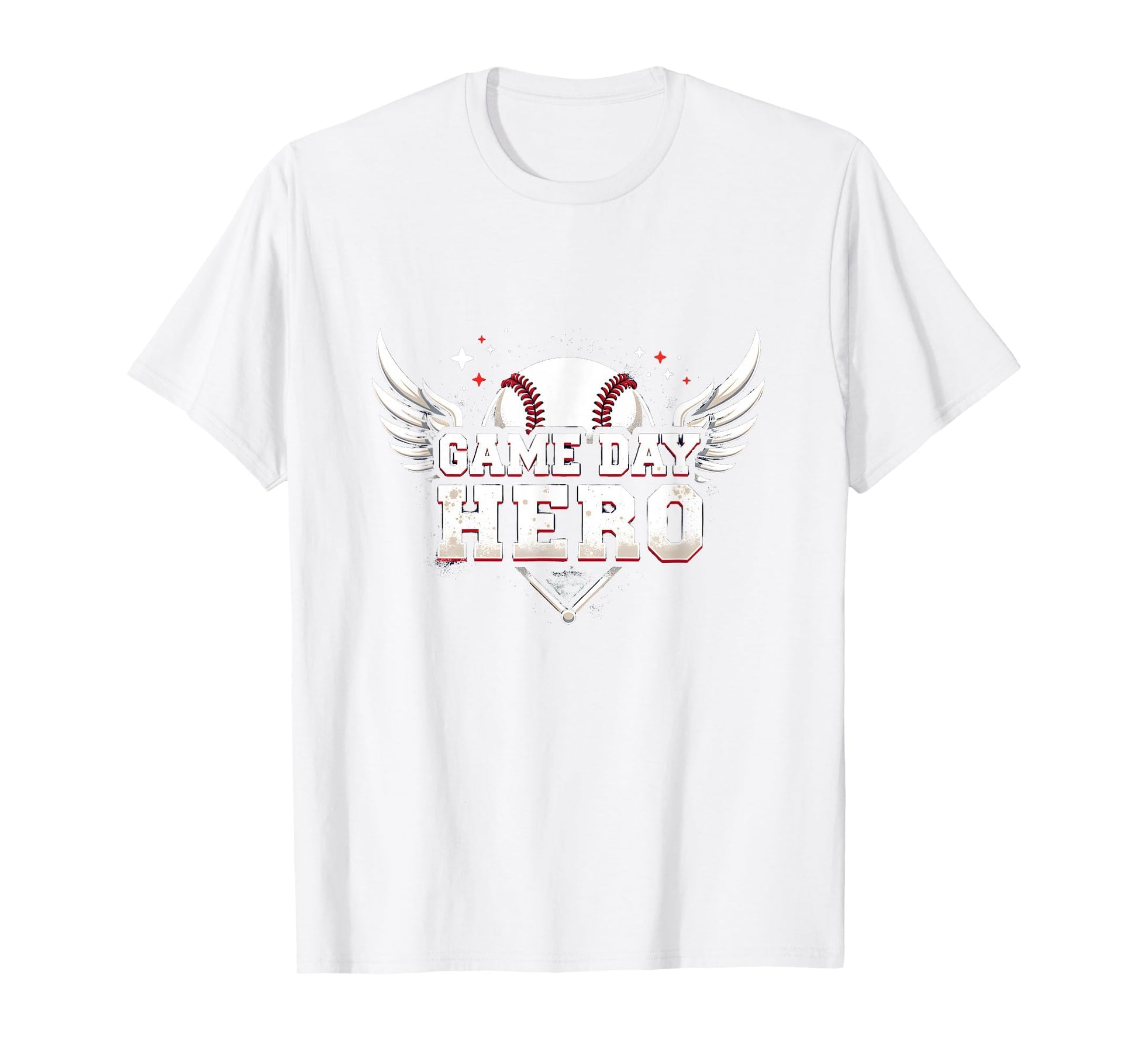 Baseball Dad Game Day Hero Proud T-Shirt - Streetwear Style Men Women - T-Shirt, Sweatshirt, Hoodie