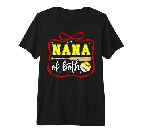 Nana Both Coquette Baseball Softball T-Shirt - Custom Art Print Unisex - T-Shirt, Sweatshirt, Hoodie