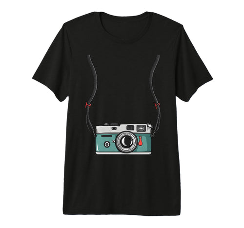 Photographer Camera Neck Strap T-Shirt - Unique Graphic Men Women - T-Shirt, Sweatshirt, Hoodie