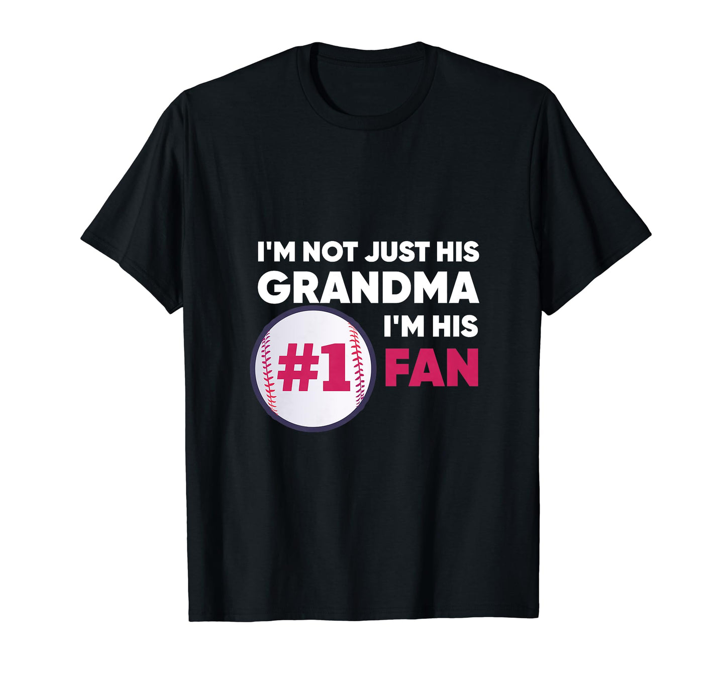 Grandma Support Baseball Athlete T-Shirt - Novelty Apparel Men Women - T-Shirt, Sweatshirt, Hoodie