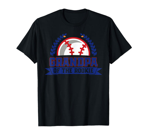 Grandpa Rookie 1St Birthday Baseball T-Shirt - Trendy Graphic Men Women - T-Shirt, Sweatshirt, Hoodie