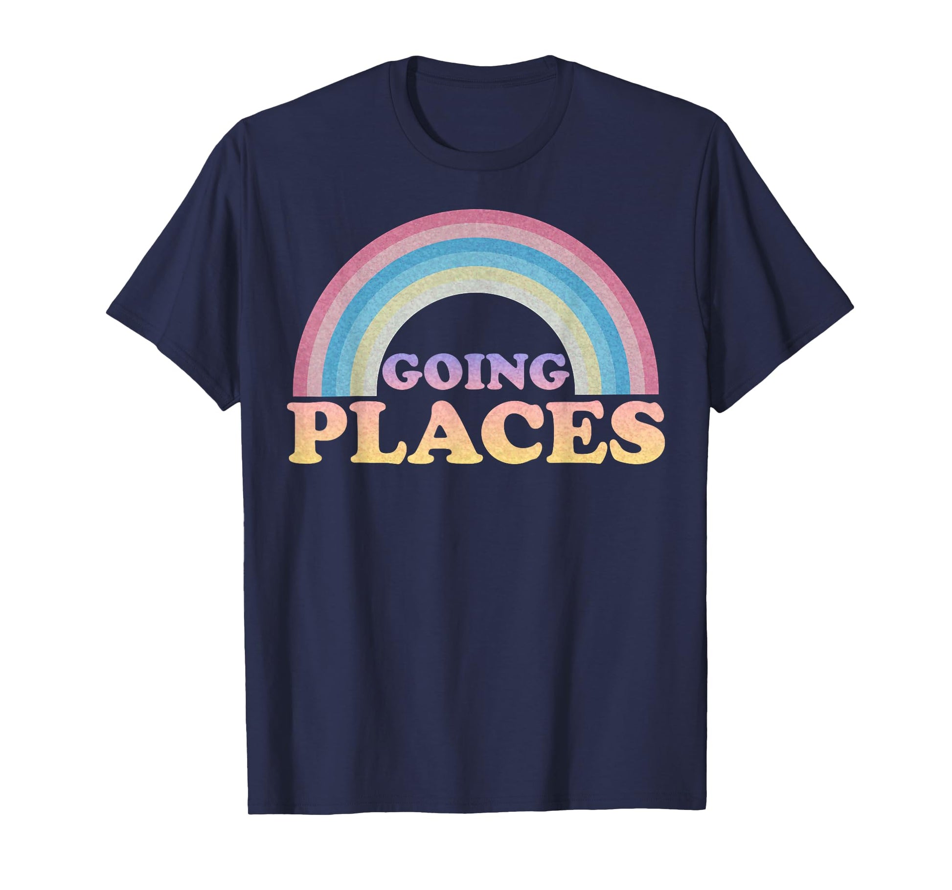 Going Places Rainbow Pastel Gradient T-Shirt - Trendy Graphic Unisex - T-Shirt, Sweatshirt, Hoodie
