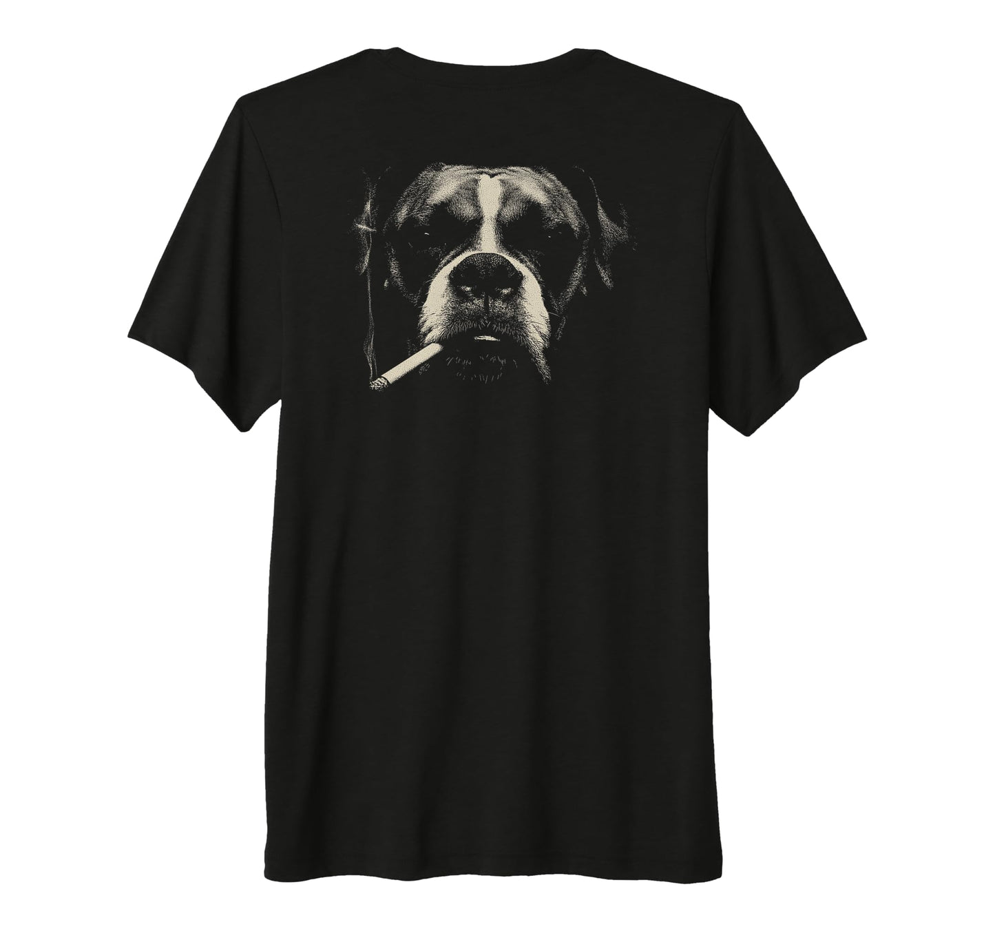 Boxer Smoking Cigarette Grunge Meme T-Shirt - Unique Graphic for Adults - T-Shirt, Sweatshirt, Hoodie