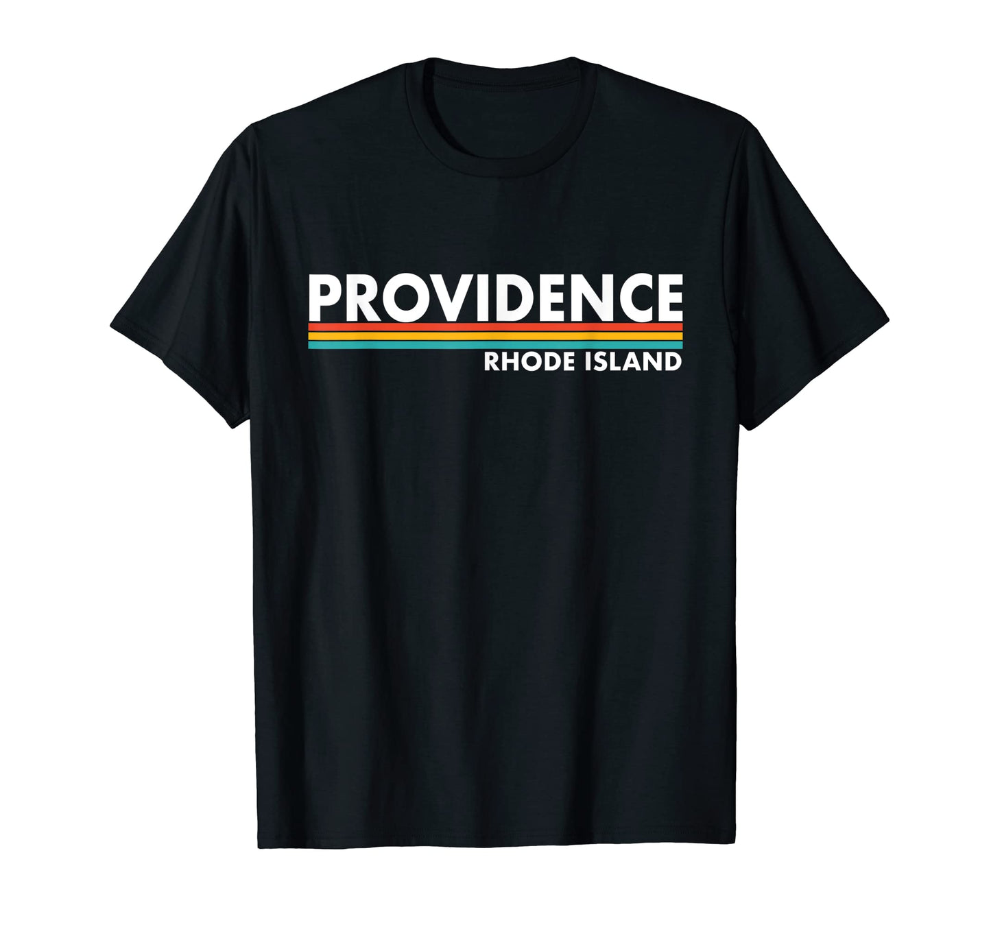 Providence Rhode Island Stripes T-Shirt - Casual Everyday Wear Unisex - T-Shirt, Sweatshirt, Hoodie