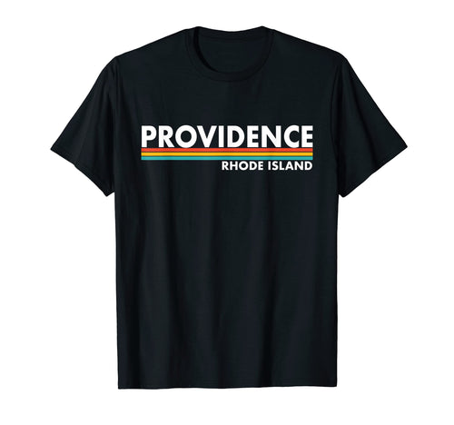 Providence Rhode Island Stripes T-Shirt - Casual Everyday Wear Unisex - T-Shirt, Sweatshirt, Hoodie
