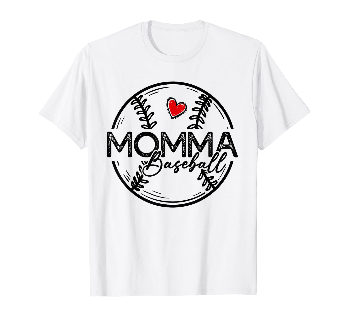 Baseball Momma Baseball Player Family T-Shirt - Aesthetic Graphic Unisex - T-Shirt, Sweatshirt, Hoodie