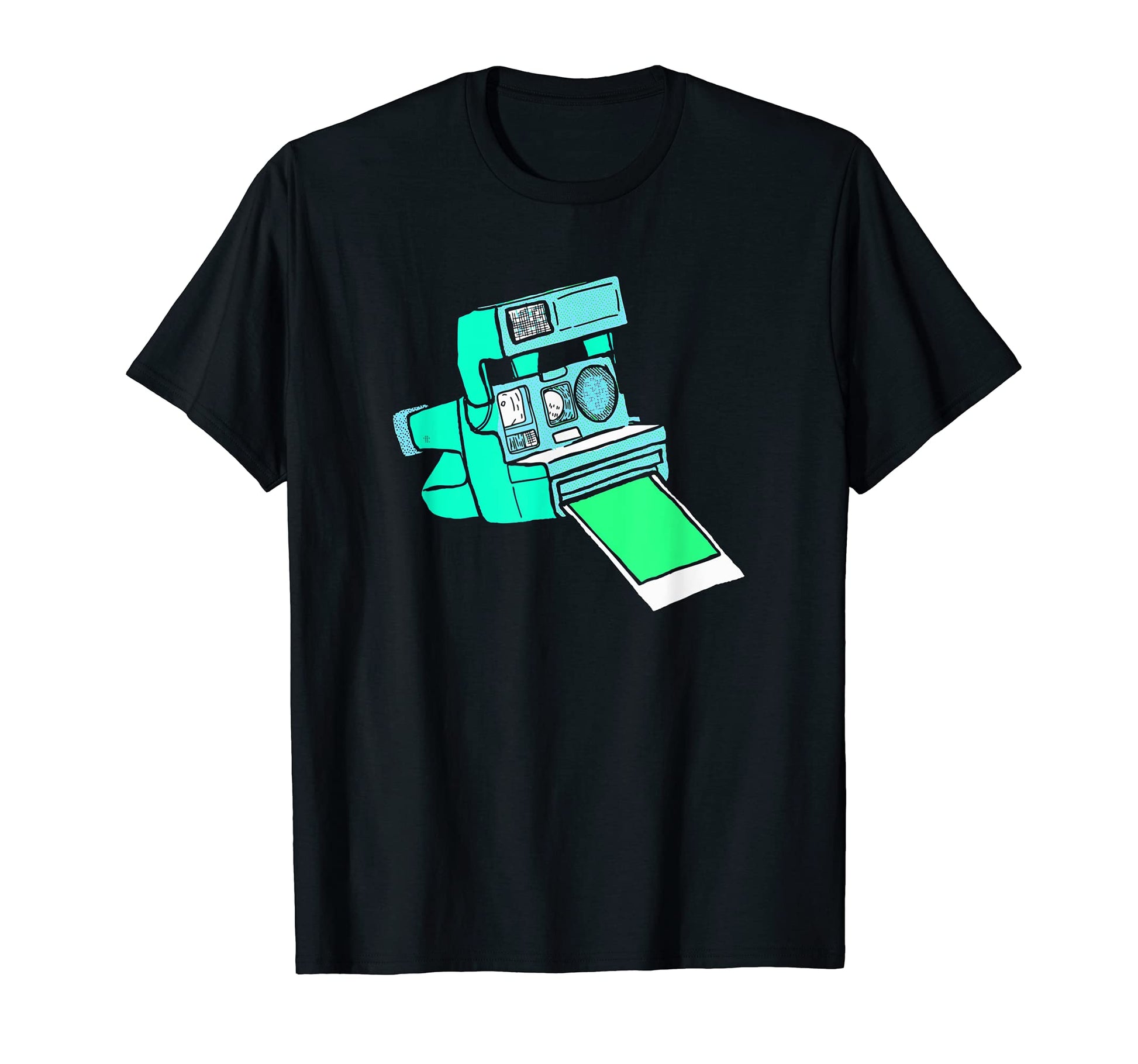 Instant Camera Eighties Photography T-Shirt - Novelty Apparel for Adults - T-Shirt, Sweatshirt, Hoodie
