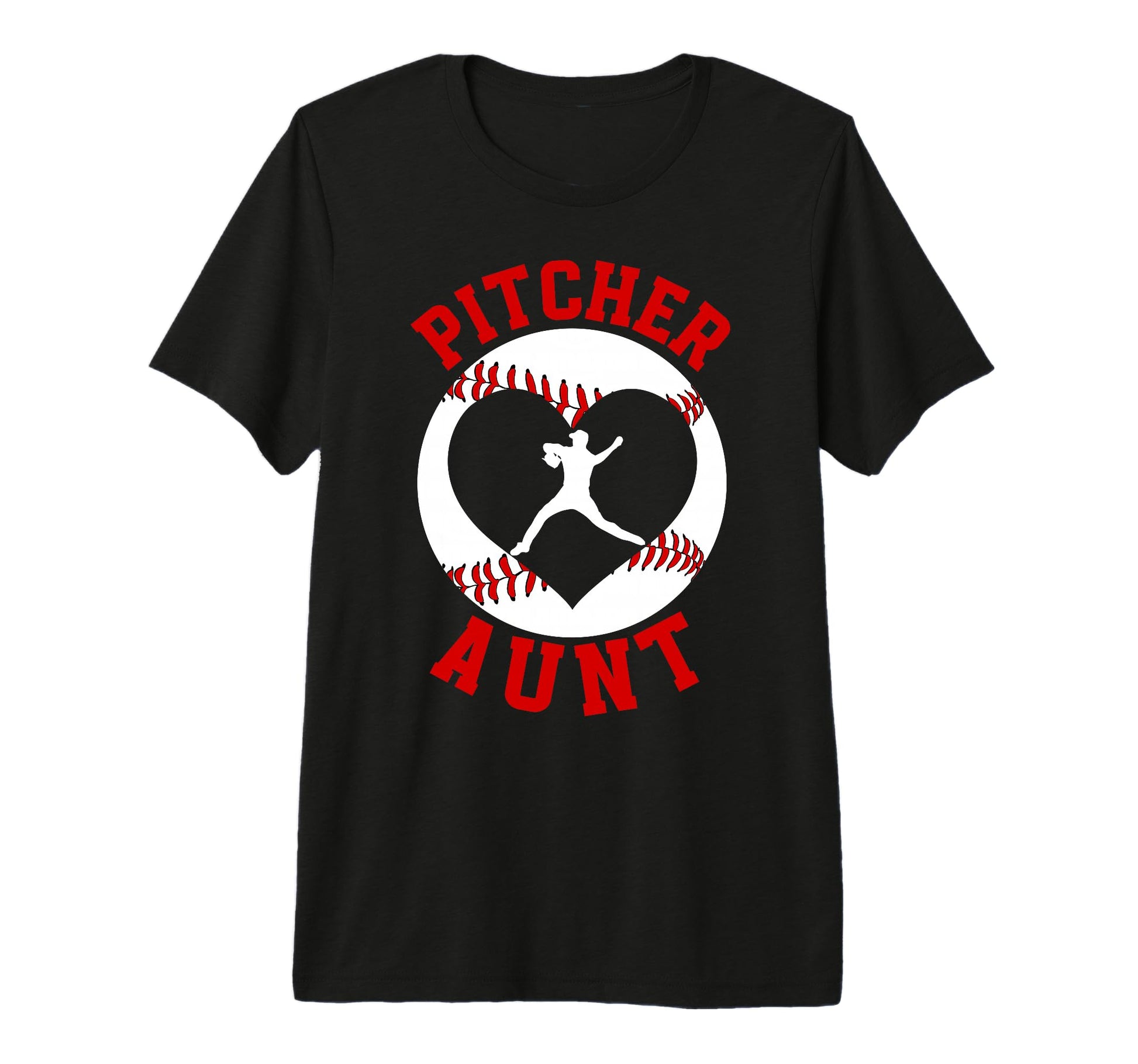 Baseball Pitcher Aunt Baseball Pitcher T-Shirt - Unique Graphic Men Women - T-Shirt, Sweatshirt, Hoodie