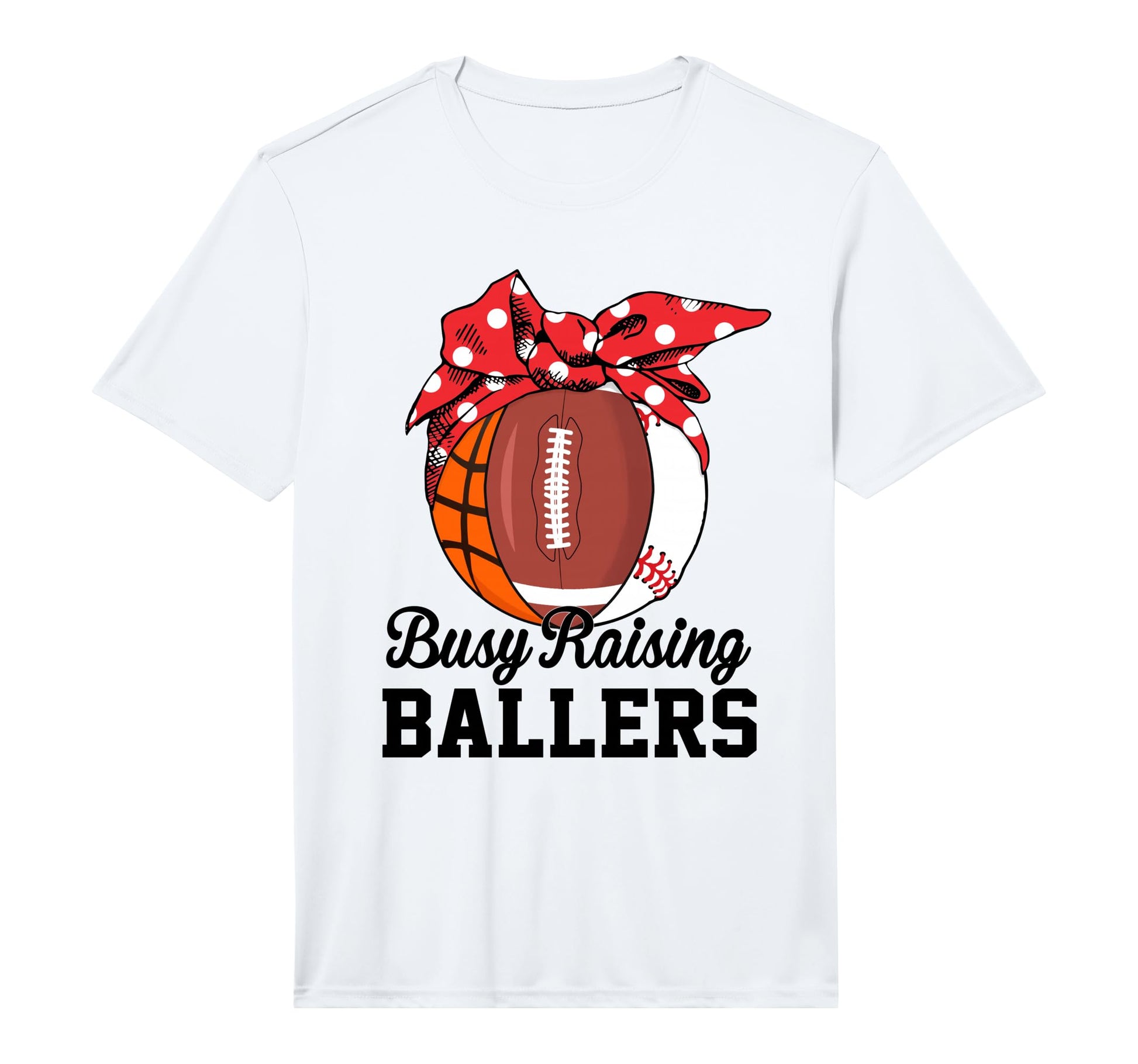 Mens Busy Raising Ballers Funny T-Shirt - Aesthetic Graphic for Adults - T-Shirt, Sweatshirt, Hoodie