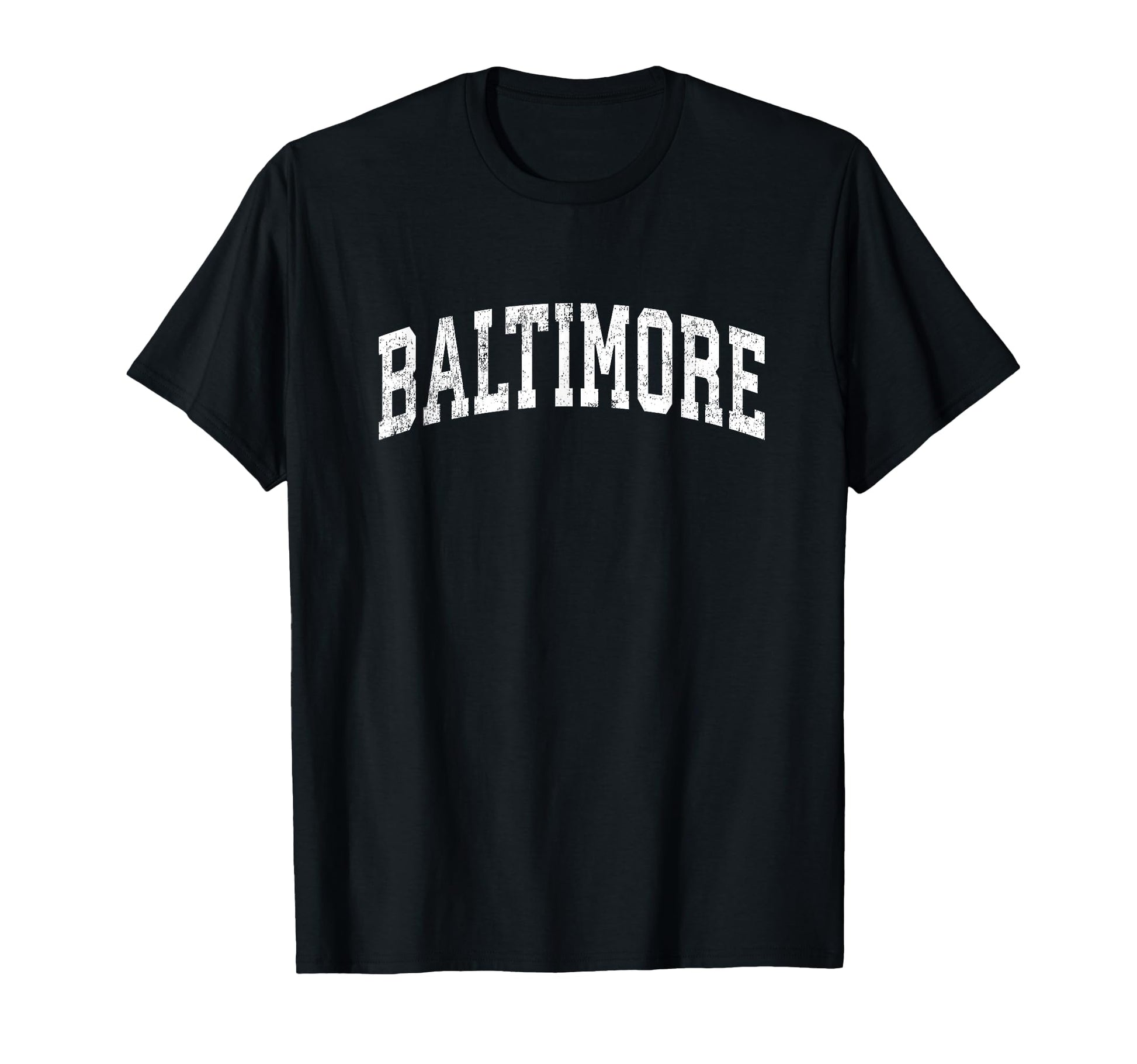 Baltimore Maryland Md Varsity Sports Text T-Shirt - Streetwear Style Unisex - T-Shirt, Sweatshirt, Hoodie