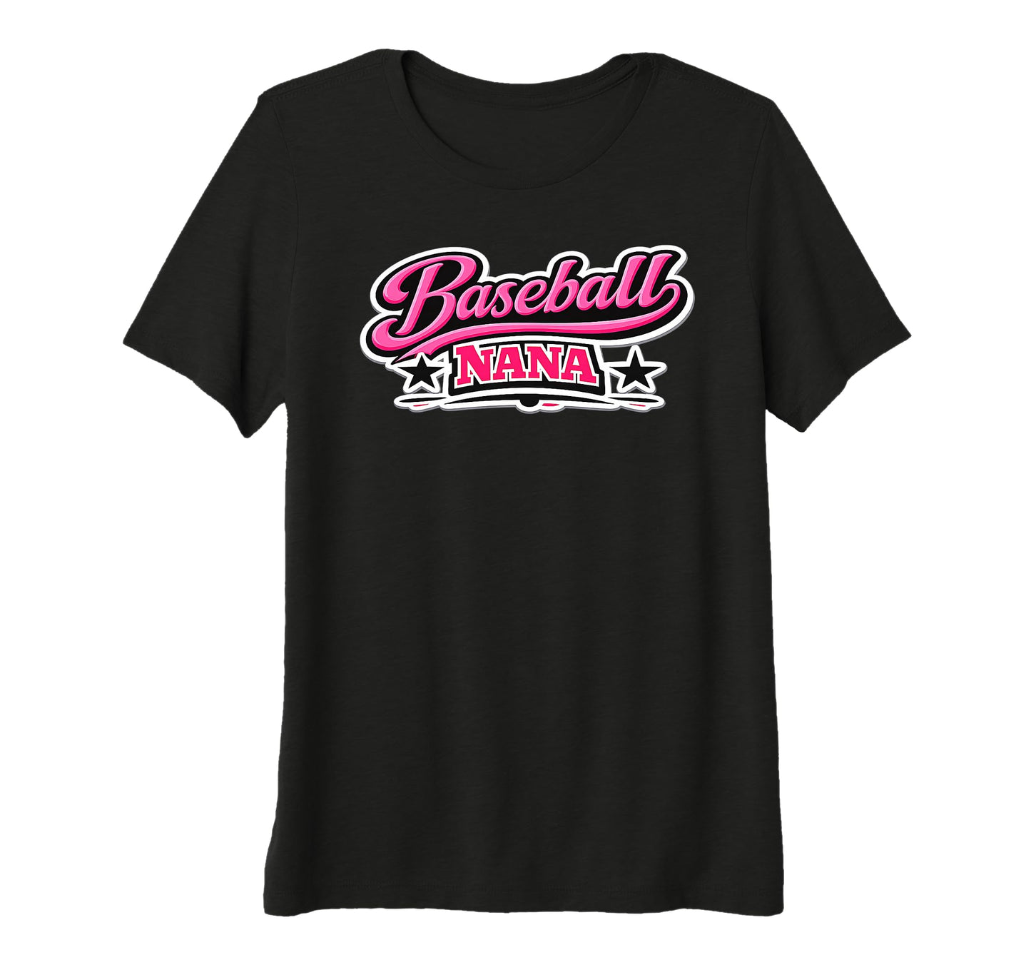Womens Baseball Nana Game Day Script T-Shirt - Novelty Apparel Men Women - T-Shirt, Sweatshirt, Hoodie