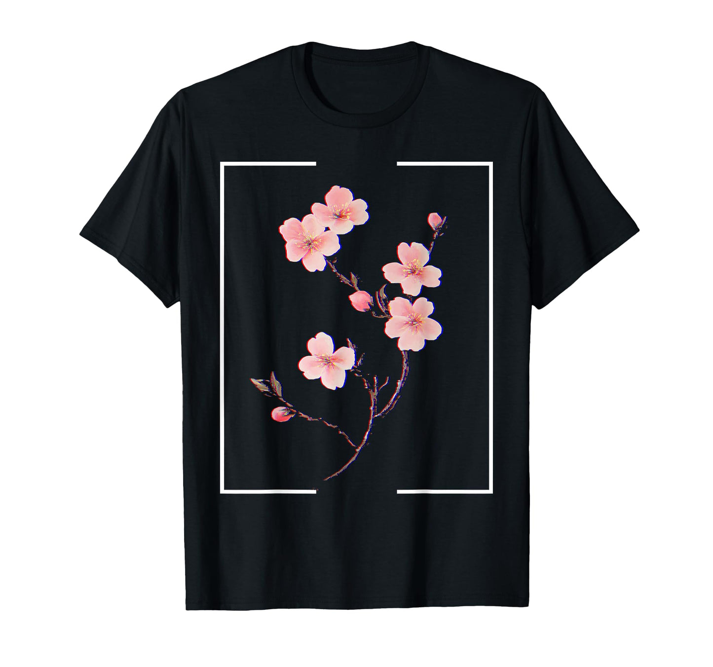 Cherry Blossom Japanese Aesthetic T-Shirt - Trendy Graphic Unisex - T-Shirt, Sweatshirt, Hoodie