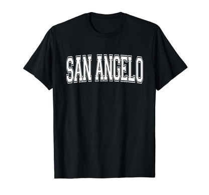 San Angelo Tx Texas Usa Sports T-Shirt - Aesthetic Graphic for Adults - T-Shirt, Sweatshirt, Hoodie