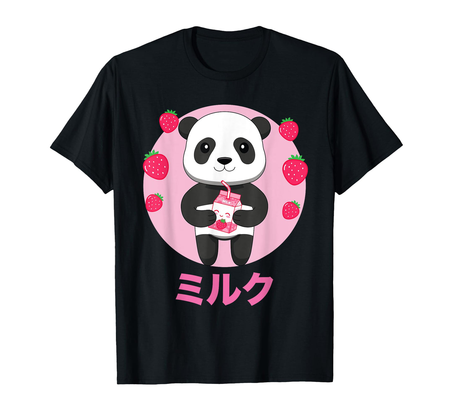 Panda Milkshake Vaporwave Aesthetics T-Shirt - Graphic Print Men Women - T-Shirt, Sweatshirt, Hoodie