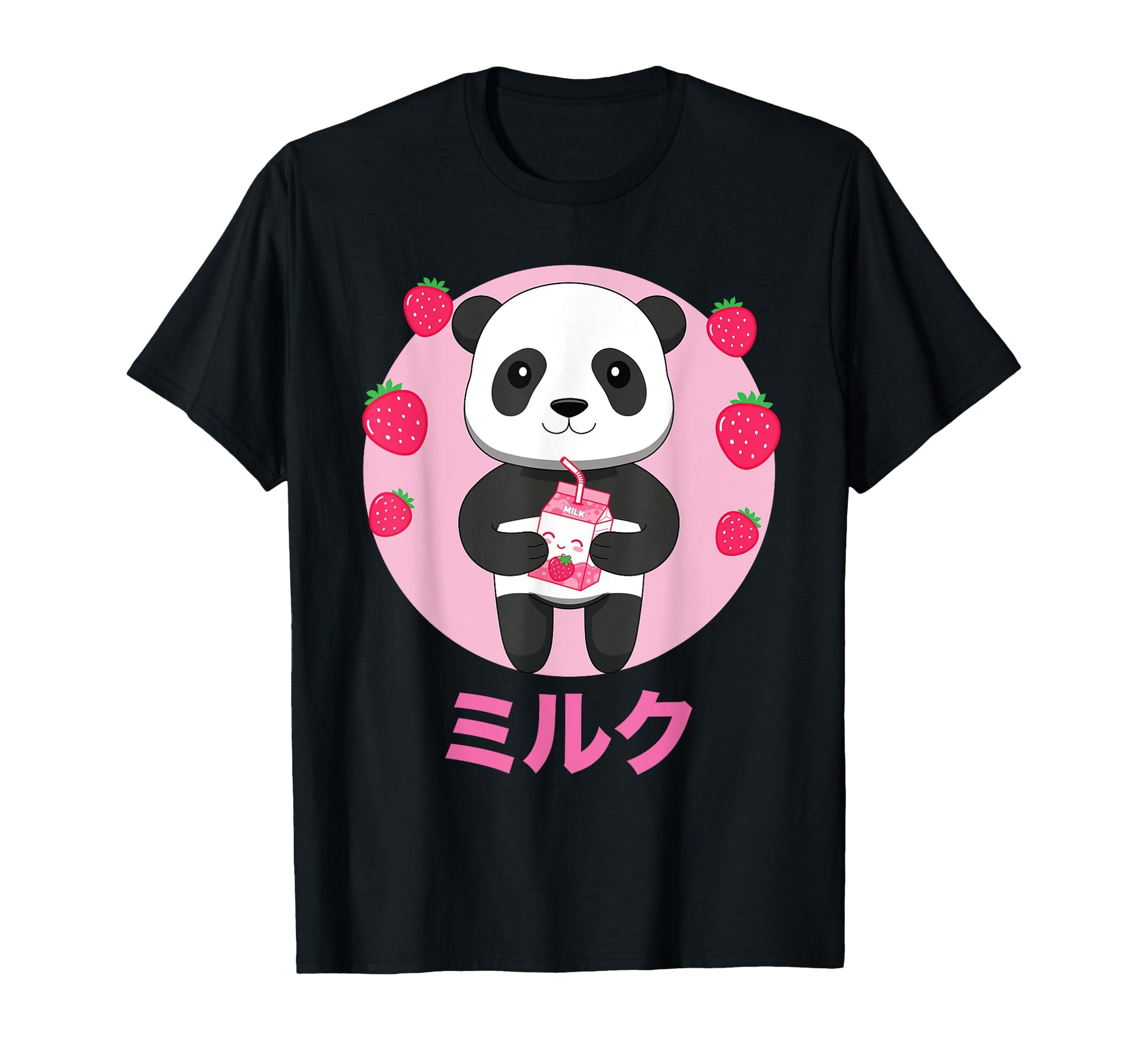 Panda Milkshake Vaporwave Aesthetics T-Shirt - Graphic Print Men Women - T-Shirt, Sweatshirt, Hoodie