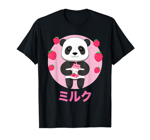 Panda Milkshake Vaporwave Aesthetics T-Shirt - Graphic Print Men Women - T-Shirt, Sweatshirt, Hoodie