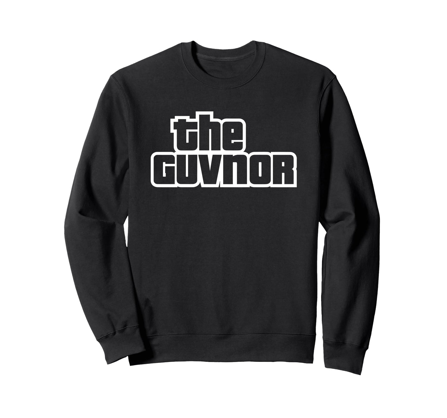 Guvnor Gamer Dad Video Gaming Logo Sweatshirt - Graphic Print Unisex - T-Shirt, Sweatshirt, Hoodie