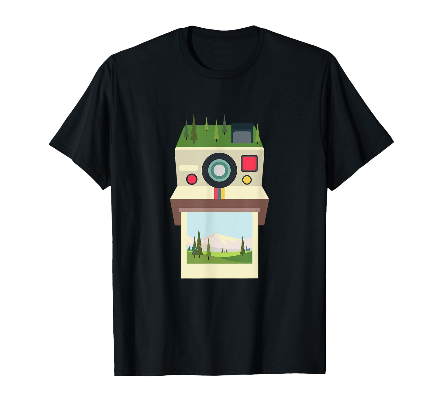 Instant Camera Nature Photo And Instant T-Shirt - Graphic Print Men Women - T-Shirt, Sweatshirt, Hoodie