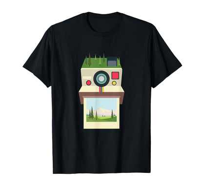 Instant Camera Nature Photo And Instant T-Shirt - Graphic Print Men Women - T-Shirt, Sweatshirt, Hoodie