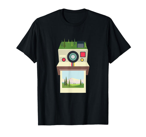 Instant Camera Nature Photo And Instant T-Shirt - Graphic Print Men Women - T-Shirt, Sweatshirt, Hoodie
