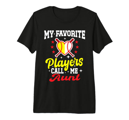 My Favorite Baseball Softball Players T-Shirt - Minimalist Print Men Women - T-Shirt, Sweatshirt, Hoodie