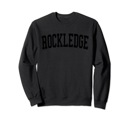 Rockledge Fl Distressed Black Sweatshirt - Fun Novelty Design Unisex - T-Shirt, Sweatshirt, Hoodie