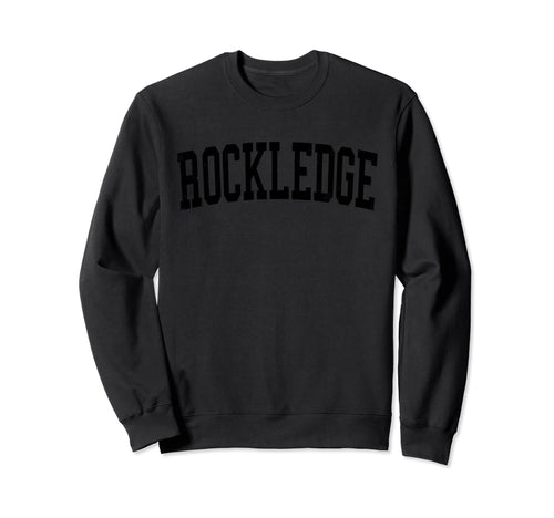 Rockledge Fl Distressed Black Sweatshirt - Fun Novelty Design Unisex - T-Shirt, Sweatshirt, Hoodie