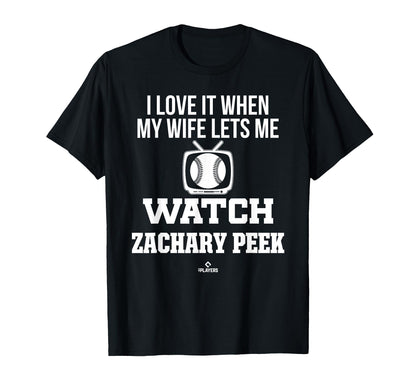 My Wife Lets Me Watch Zachary Peek T-Shirt - Aesthetic Graphic for Adults - T-Shirt, Sweatshirt, Hoodie